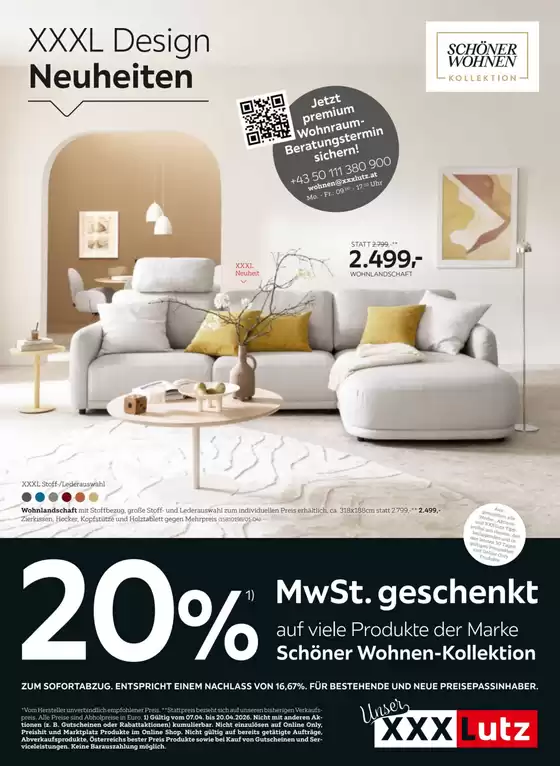 XXXLutz Katalog | Top-Deals und Rabatte | 2026-04-07T00:00:00.000Z - 2026-04-21T00:00:00.000Z