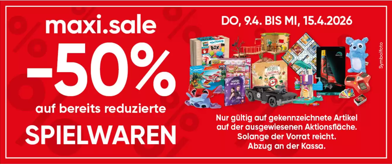 Maximarkt Katalog in Oberwart | Angebote für Schnäppchenjäger | 2026-04-09T00:00:00.000Z - 2026-04-15T00:00:00.000Z