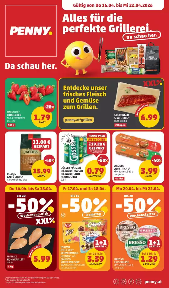 Penny Katalog in Bockfließ | Angebote für Schnäppchenjäger | 2026-04-16T00:00:00.000Z - 2026-04-22T00:00:00.000Z