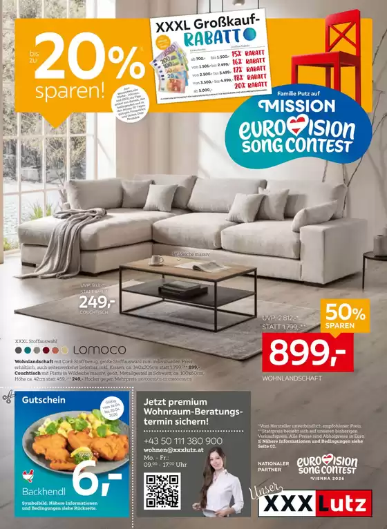 XXXLutz Katalog in Kolsass | Exklusive Deals und Schnäppchen | 2026-04-07T00:00:00.000Z - 2026-04-21T00:00:00.000Z