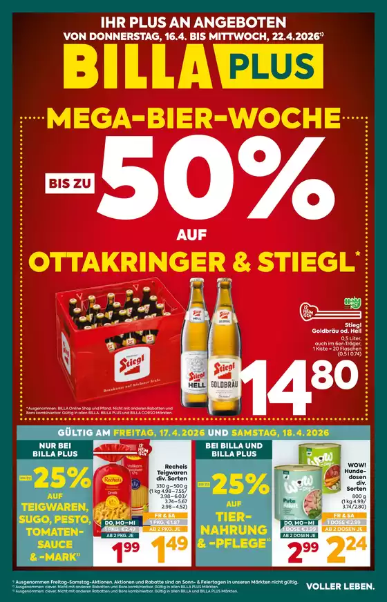BILLA PLUS Katalog in Villach | Sonderangebote für Sie | 2026-04-16T00:00:00.000Z - 2026-04-22T00:00:00.000Z