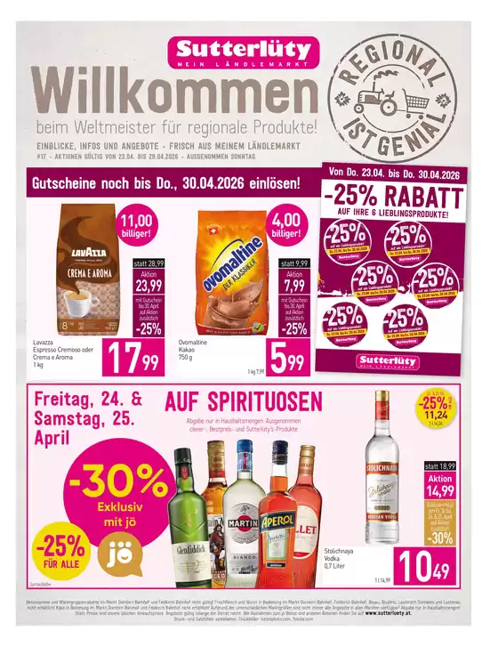 Sutterlüty Katalog | FB KW17 2026 20er A4 WEB | 2026-04-23T00:00:00.000Z - 2026-04-30T00:00:00.000Z