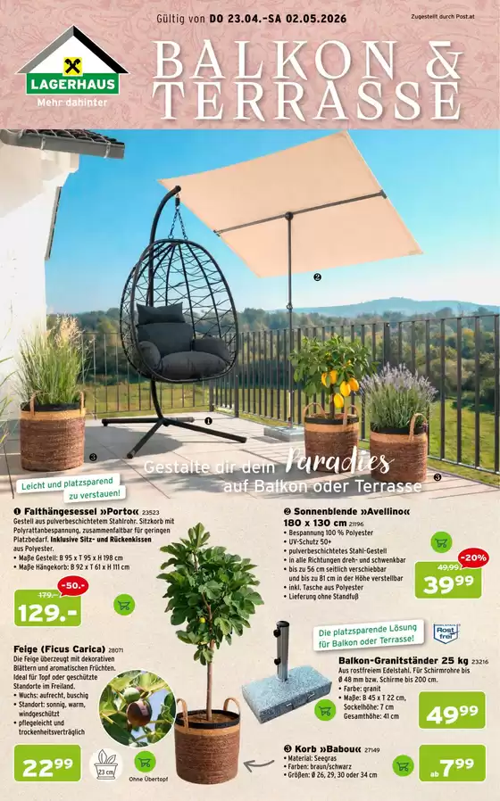 Salzburger Lagerhaus Katalog | Top-Deals und Rabatte | 2026-04-23T00:00:00.000Z - 2026-05-02T00:00:00.000Z