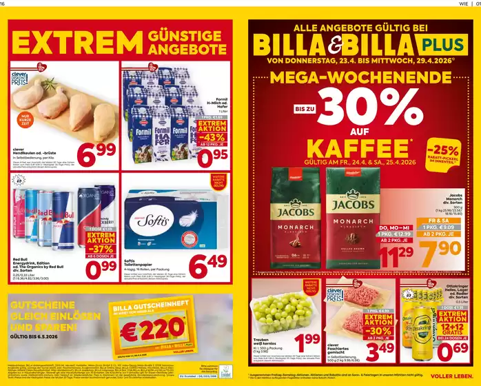 Billa Katalog | BILLA FB KW17 2026 ANSICHT | 2026-04-23T00:00:00.000Z - 2026-05-06T00:00:00.000Z
