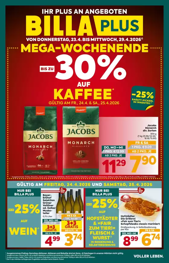 BILLA PLUS Katalog | BILLA PLUS FB KW17 2026 Wien | 2026-04-23T00:00:00.000Z - 2026-04-29T00:00:00.000Z