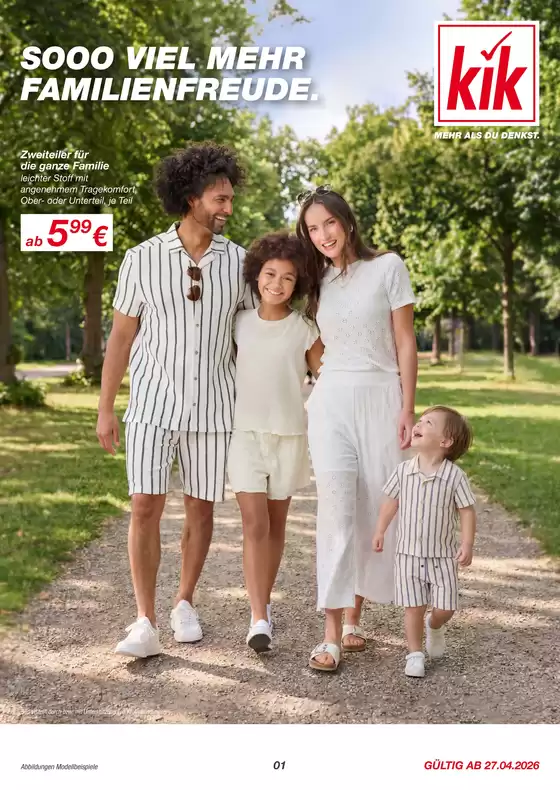 KiK Katalog | Aktuelle Sonderaktionen | 2026-04-25T00:00:00.000Z - 2026-05-09T00:00:00.000Z