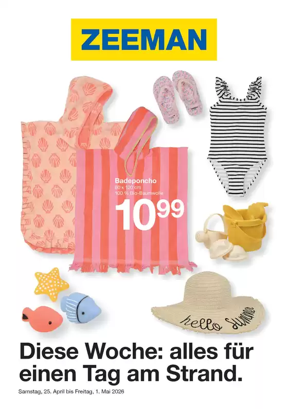 Zeeman Katalog | Zeeman Woche 18 Samstag 25. April bis Freitag 1. Mai 2026. | 2026-04-25T00:00:00.000Z - 2026-05-01T00:00:00.000Z