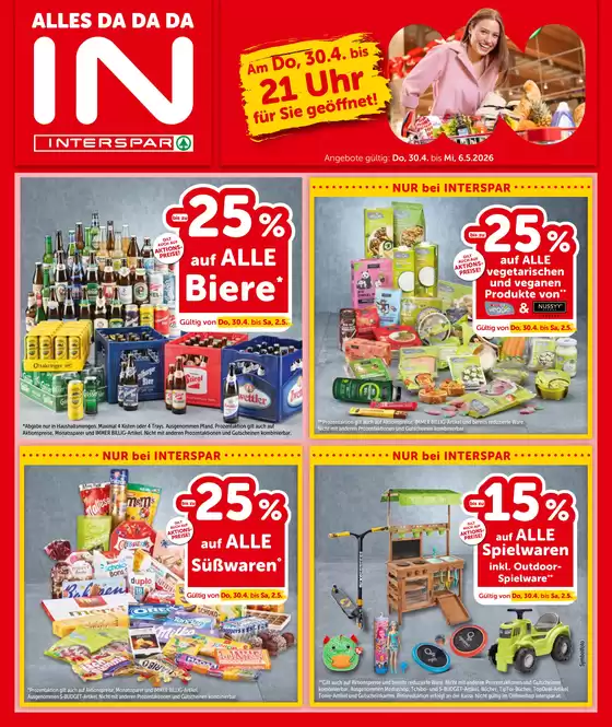 Interspar Katalog in Hainfeld | Unsere besten Deals für Sie | 2026-04-30T00:00:00.000Z - 2026-05-06T00:00:00.000Z