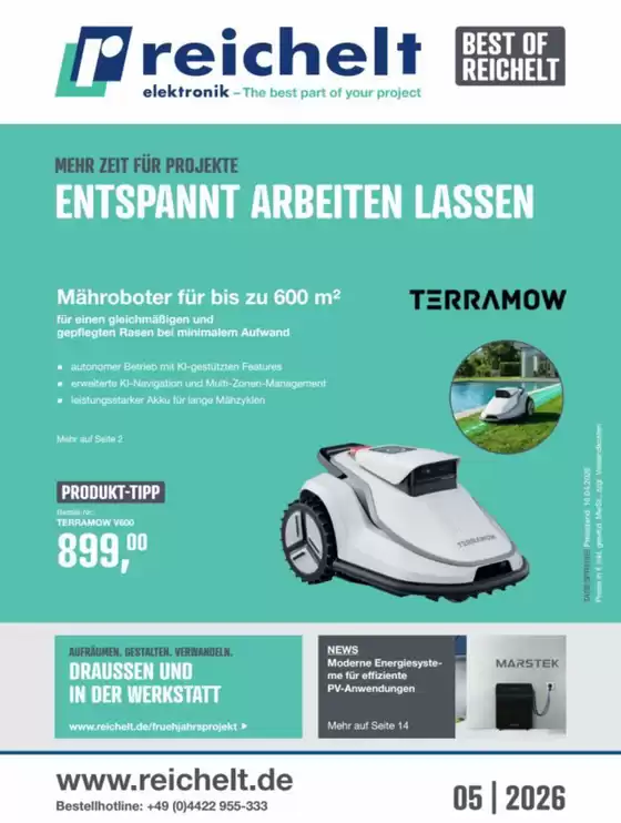 Reichelt Katalog | Exklusive Deals für unsere Kunden | 2026-05-01T00:00:00.000Z - 2026-05-31T00:00:00.000Z