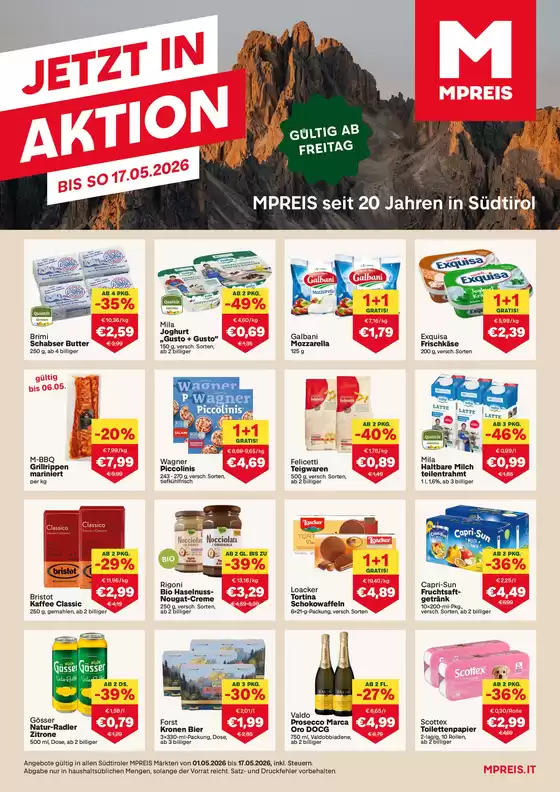 MPreis Katalog in Sankt Margarethen im Lungau | DM KW19 20 2026 Ansicht2 | 2026-05-01T00:00:00.000Z - 2026-05-14T00:00:00.000Z