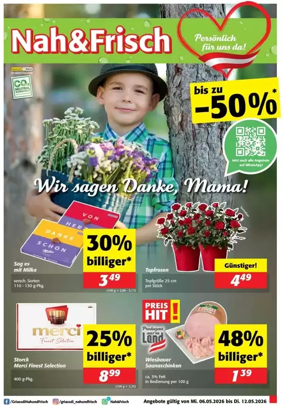 Nah & Frisch Katalog | Aktuelle Schnäppchen und Angebote | 2026-05-06T00:00:00.000Z - 2026-05-12T00:00:00.000Z