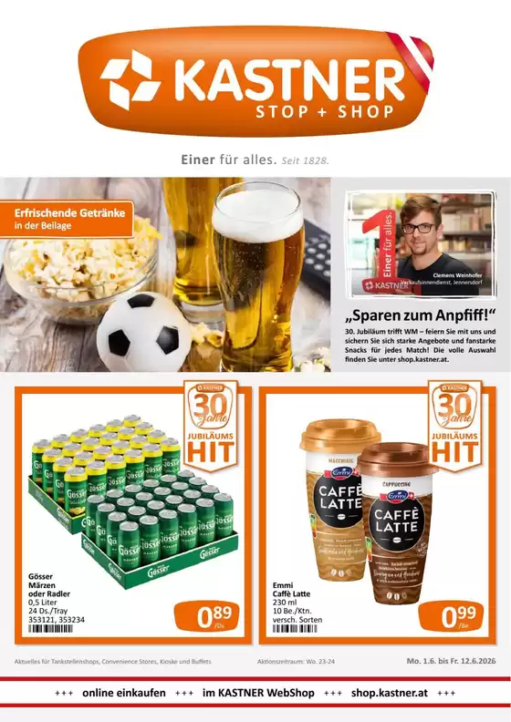 Kastner Katalog | Top-Angebote für Sparfüchse | 2026-06-01T00:00:00.000Z - 2026-06-12T00:00:00.000Z