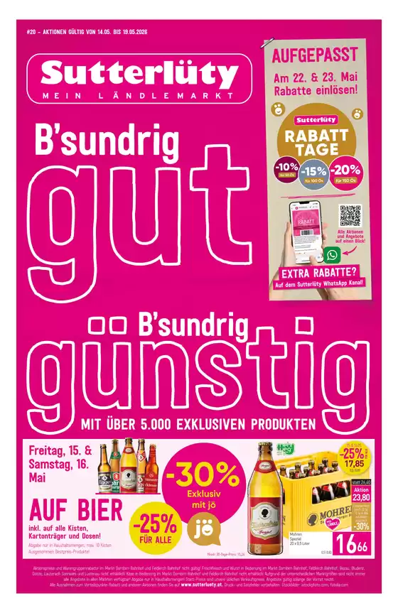 Sutterlüty Katalog | FB KW20 2026 12er A3 WEB | 2026-05-14T00:00:00.000Z - 2026-05-19T00:00:00.000Z