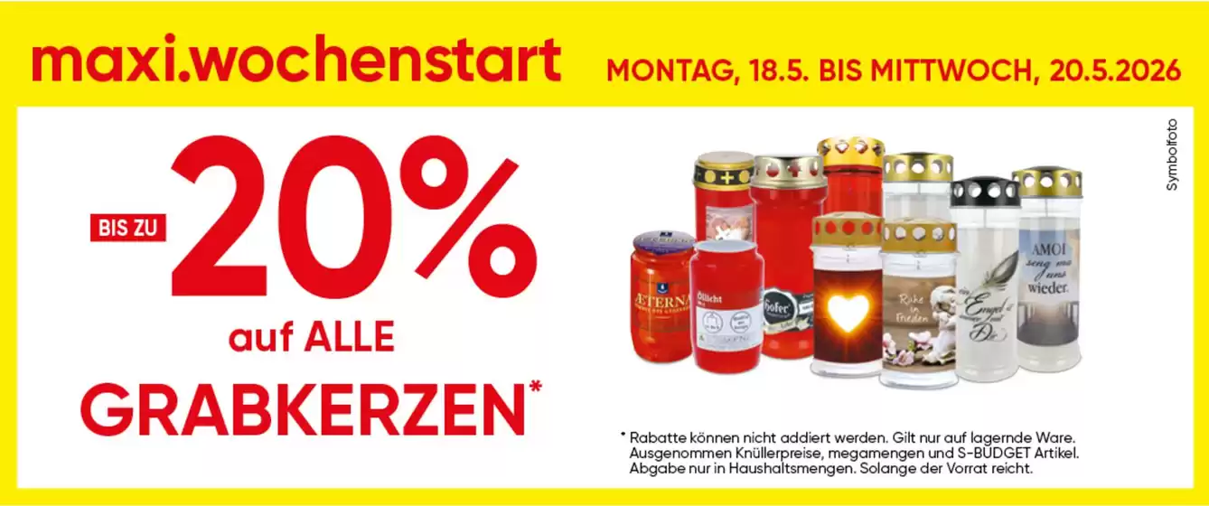 Maximarkt Katalog in Gaaden | Unsere besten Angebote für Sie | 2026-05-18T00:00:00.000Z - 2026-05-20T00:00:00.000Z