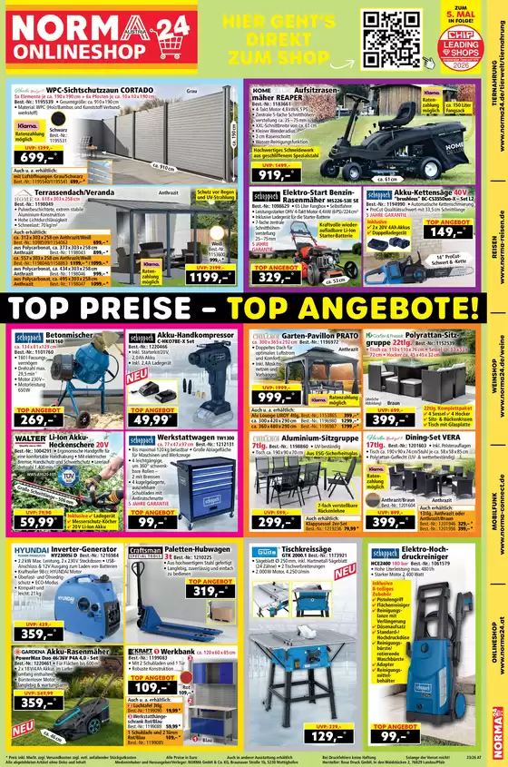 Norma Katalog in Wörgl | Kw23 2026 NORMA24 Prospektbeilage AT | 2026-06-01T00:00:00.000Z - 2026-06-28T00:00:00.000Z