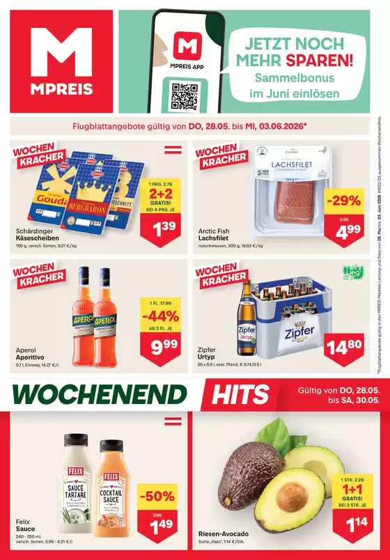 MPreis Katalog in Wörgl | FB KW22 2026 O | 2026-05-28T00:00:00.000Z - 2026-06-02T00:00:00.000Z