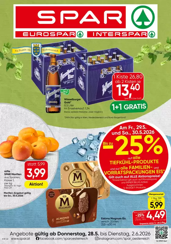Spar Katalog in Bruck an der Mur | Exklusive Deals und Schnäppchen | 2026-05-28T00:00:00.000Z - 2026-06-02T00:00:00.000Z