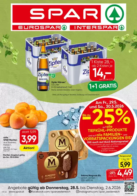 Spar Katalog in Bruck an der Mur | Jetzt sparen mit unseren Deals | 2026-05-28T00:00:00.000Z - 2026-06-02T00:00:00.000Z