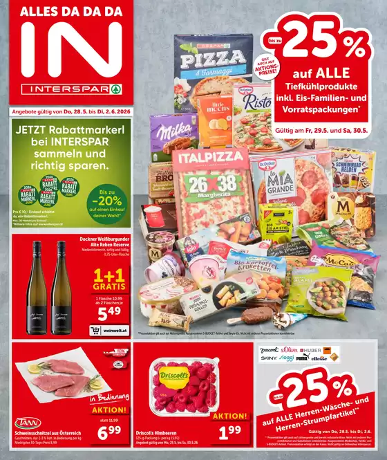 Interspar Katalog in Bruck an der Mur | Unsere besten Angebote für Sie | 2026-05-28T00:00:00.000Z - 2026-06-02T00:00:00.000Z
