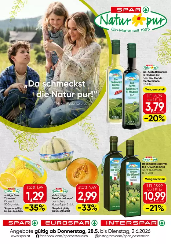 Eurospar Katalog in Bruck an der Mur | Top-Deals für alle Kunden | 2026-05-28T00:00:00.000Z - 2026-06-02T00:00:00.000Z