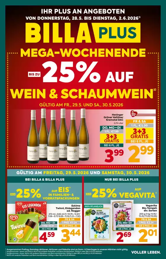 BILLA PLUS Katalog | BILLA PLUS FB KW22 2026 Wien | 2026-05-28T00:00:00.000Z - 2026-06-02T00:00:00.000Z