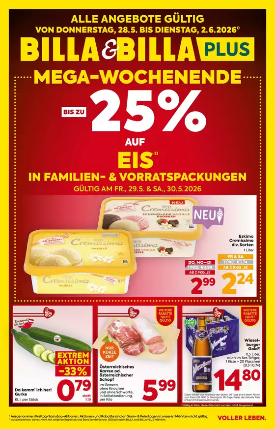 Billa Katalog | BILLA FB KW22 2026 Wien | 2026-05-28T00:00:00.000Z - 2026-06-02T00:00:00.000Z