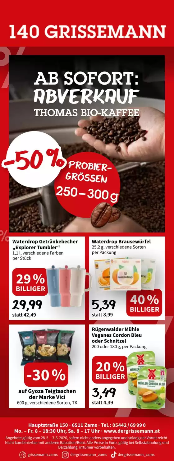 Der Grissemann Katalog | Attraktive Sonderangebote für alle | 2026-05-28T00:00:00.000Z - 2026-06-03T00:00:00.000Z
