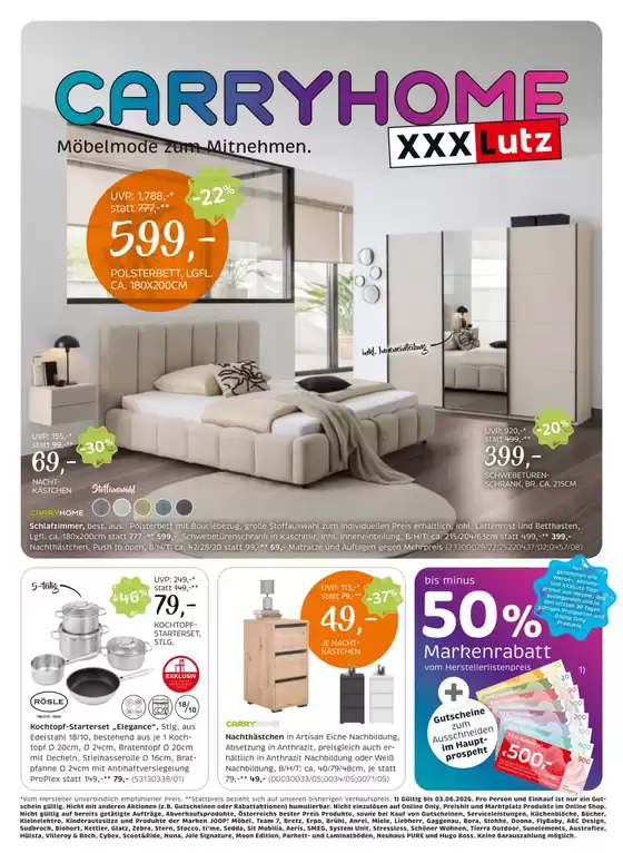 XXXLutz Katalog in Langenrohr | XXXLutz flugblatt | 2026-05-26T00:00:00.000Z - 2026-06-09T00:00:00.000Z