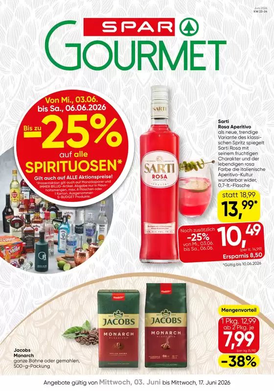 SPAR-Gourmet Katalog in Utzenaich | SPAR-Gourmet flugblatt | 2026-06-03T00:00:00.000Z - 2026-06-17T00:00:00.000Z