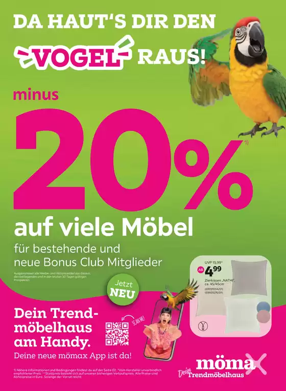 Mömax Katalog | -20 auf viele Möbel | 2026-06-02T00:00:00.000Z - 2026-06-08T00:00:00.000Z