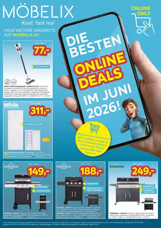 Möbelix Katalog | Aktuelle Sonderaktionen | 2026-06-01T00:00:00.000Z - 2026-06-30T00:00:00.000Z