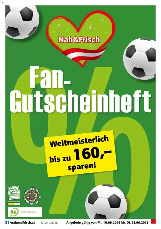 Nah & Frisch Katalog | Top-Angebote für Sparfüchse | 2026-06-10T00:00:00.000Z - 2026-06-23T00:00:00.000Z
