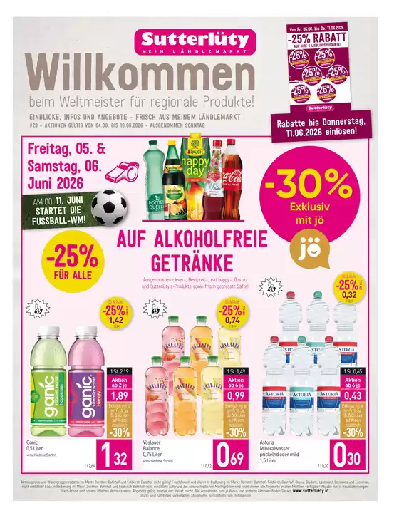 Sutterlüty Katalog in Ostermiething | FB KW23 2026 16er A4 WEB | 2026-06-04T00:00:00.000Z - 2026-06-11T00:00:00.000Z