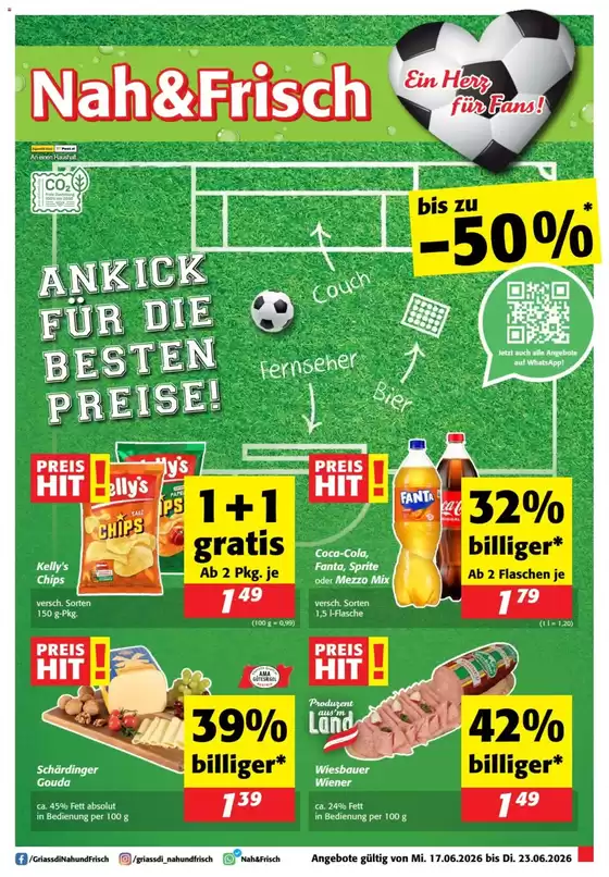 Nah & Frisch Katalog | Rabatte und Aktionen | 2026-06-17T00:00:00.000Z - 2026-06-23T00:00:00.000Z