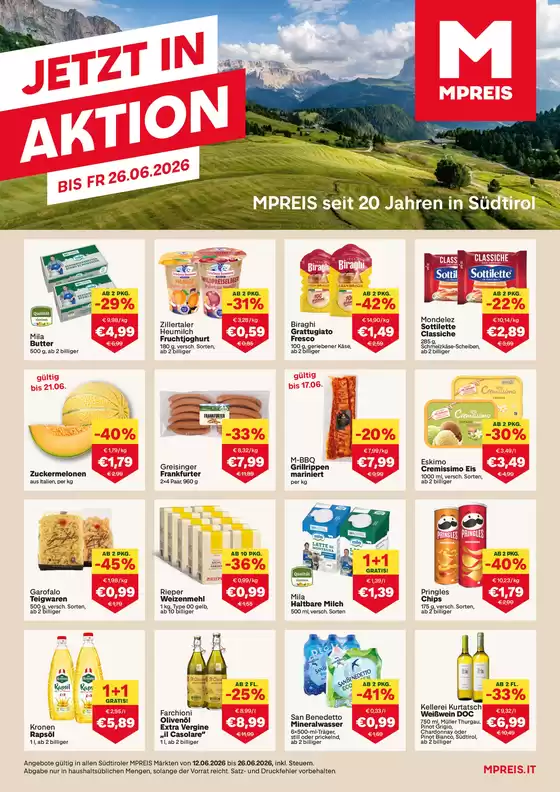 MPreis Katalog | DM KW25 26 2026 Ansicht | 2026-06-12T00:00:00.000Z - 2026-06-25T00:00:00.000Z