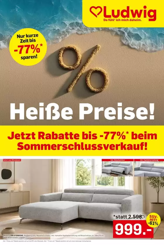 Möbel Ludwig Katalog in Wies | Möbel Ludwig flugblatt | 2026-06-14T00:00:00.000Z - 2026-06-27T00:00:00.000Z