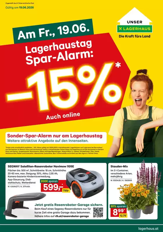 Lagerhaus Graz Land Katalog | Lagerhaus Graz Land Flugblatt Lagerhaustag am 19. Juni 2026 | 2026-06-19T00:00:00.000Z - 2026-06-19T00:00:00.000Z