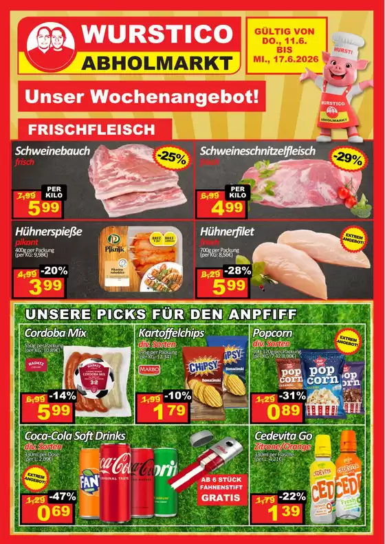 Wurstico Katalog | Wurstico flugblatt | 2026-06-11T00:00:00.000Z - 2026-06-17T00:00:00.000Z