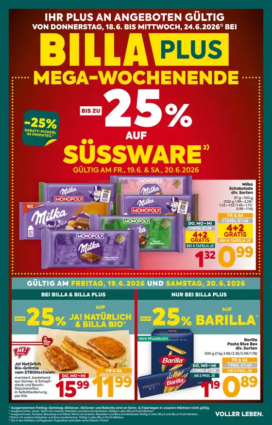 BILLA PLUS Katalog | BILLA PLUS FB KW25 2026 Wien | 2026-06-18T00:00:00.000Z - 2026-06-24T00:00:00.000Z
