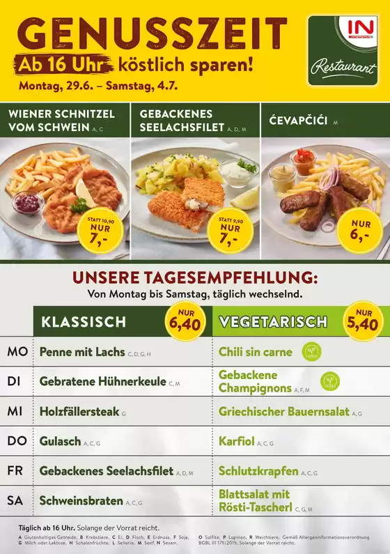 Interspar Restaurant Katalog | Happy hour kw27 | 2026-06-29T00:00:00.000Z - 2026-07-04T00:00:00.000Z