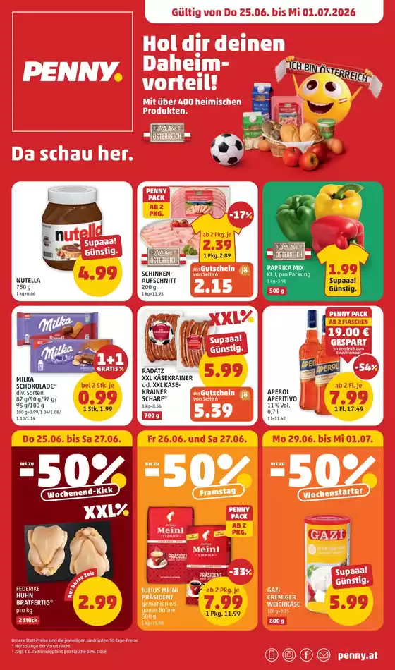 Penny Katalog | Attraktive Angebote entdecken | 2026-06-25T00:00:00.000Z - 2026-07-01T00:00:00.000Z
