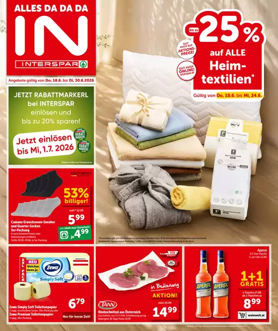 Interspar Katalog | Attraktive Angebote entdecken | 2026-06-18T00:00:00.000Z - 2026-07-01T00:00:00.000Z