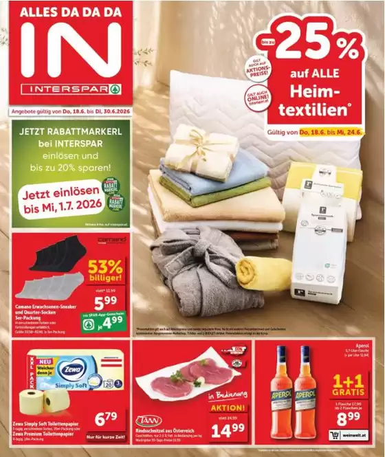 Interspar Katalog | Exklusive Schnäppchen | 2026-06-18T00:00:00.000Z - 2026-07-01T00:00:00.000Z