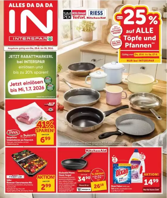 Interspar Katalog | Interspar flugblatt | 2026-06-25T00:00:00.000Z - 2026-07-01T00:00:00.000Z