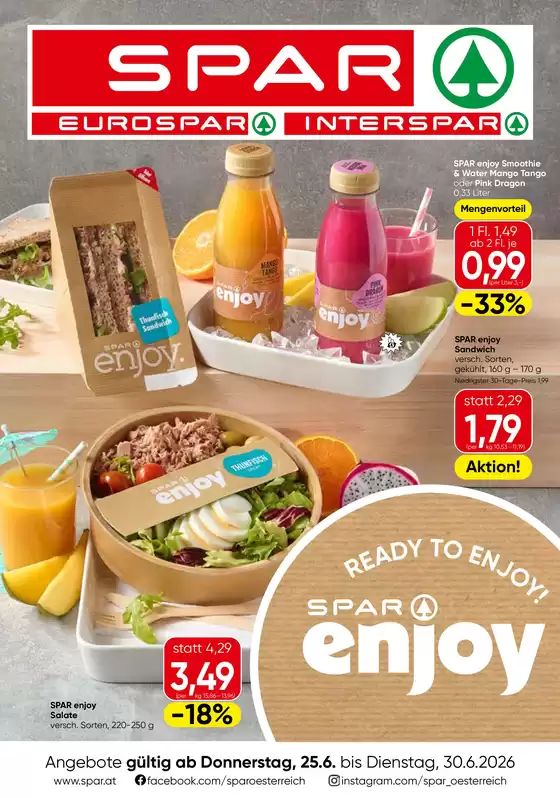 Spar Katalog | Unsere besten Angebote für Sie | 2026-06-25T00:00:00.000Z - 2026-06-30T00:00:00.000Z