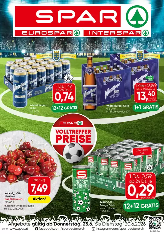 Spar Katalog | Tolles Angebot für alle Kunden | 2026-06-25T00:00:00.000Z - 2026-06-30T00:00:00.000Z