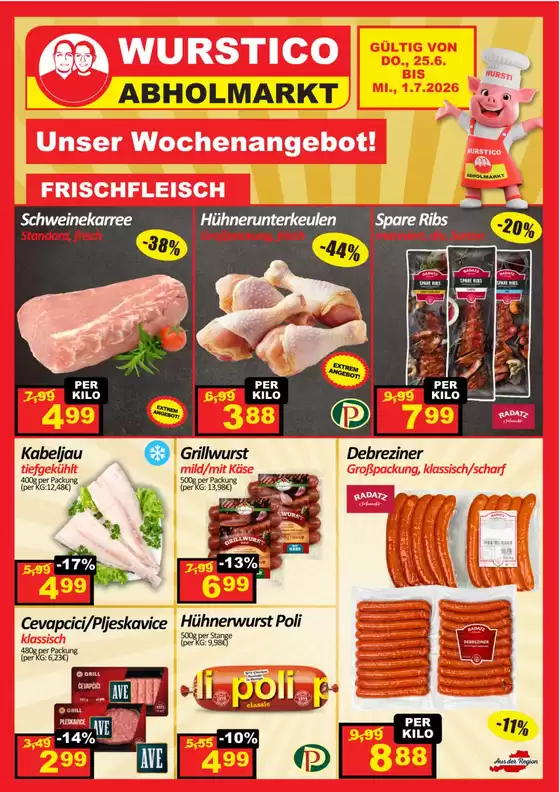 Wurstico Flugblatt | Wurstico flugblatt | 2026-06-25T00:00:00.000Z - 2026-07-01T00:00:00.000Z