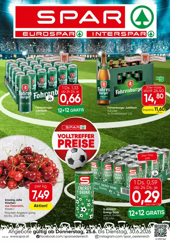 Eurospar Katalog in Frastanz | Aktuelle Deals und Angebote | 2026-06-25T00:00:00.000Z - 2026-06-30T00:00:00.000Z