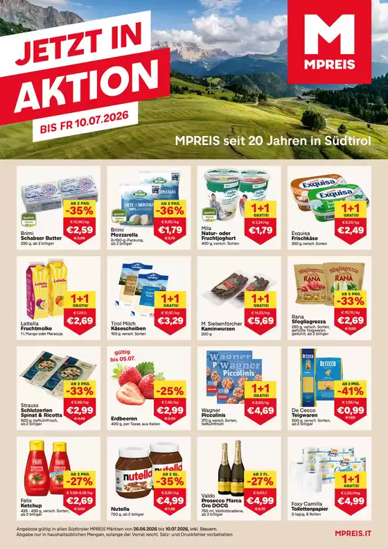 MPreis Flugblatt in Trofaiach | DM KW27 28 2026 Ansicht | 2026-06-26T00:00:00.000Z - 2026-07-09T00:00:00.000Z