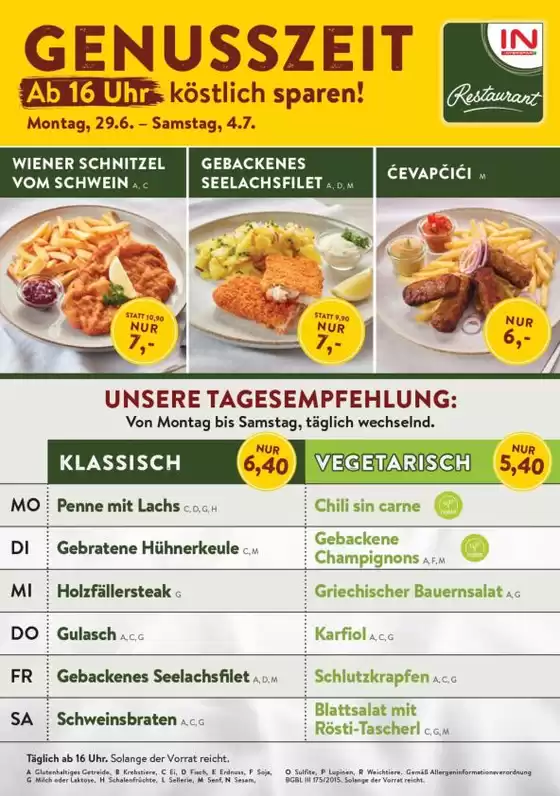 Interspar Restaurant Katalog | Unsere besten Schnäppchen | 2026-06-29T00:00:00.000Z - 2026-07-04T00:00:00.000Z